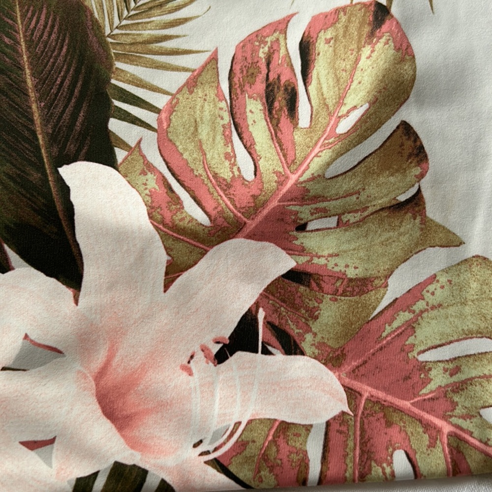 Sports bra, tropical floral